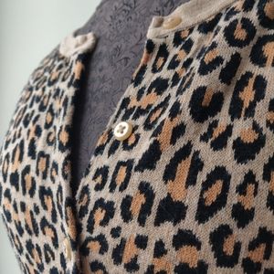 Leopard Print Cardigan
